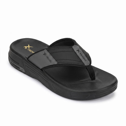Men's Grey Ultra Comfort Flip Flops - Soft Cushioned Sole