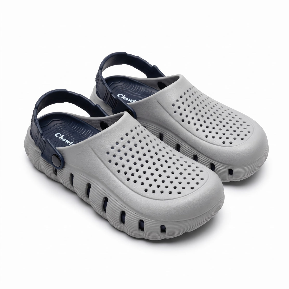 Men's Casual Slip-On Garden Clogs - Cushioned Non-Slip Sandals